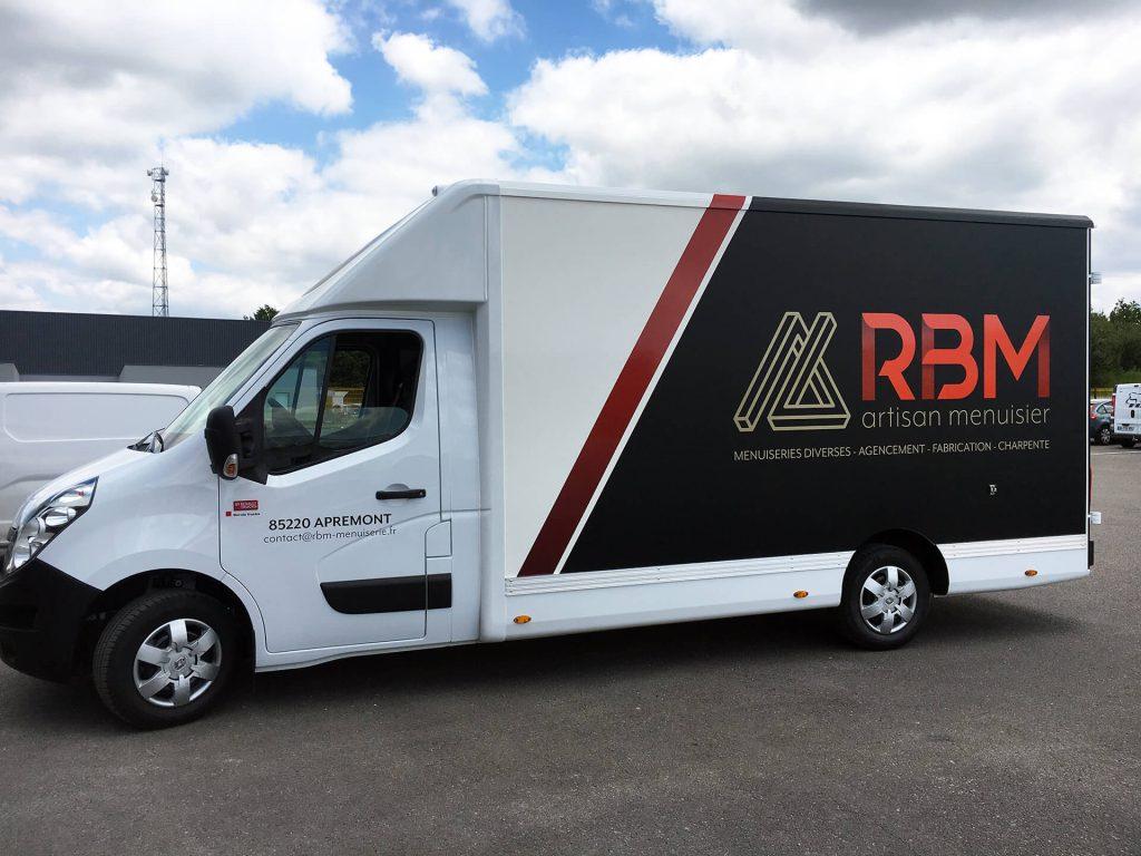 Camion de Menuiserie RBM, Menuisier à Apremont